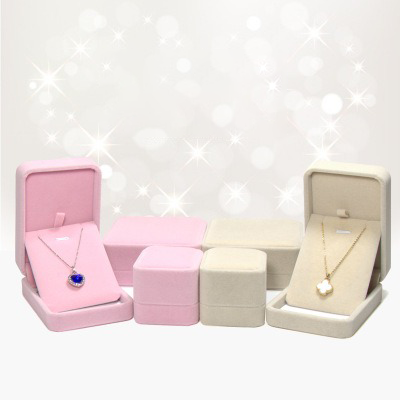 Manufacturers wholesale upscale elegant flocking jewelry box jewelry box gift box 0