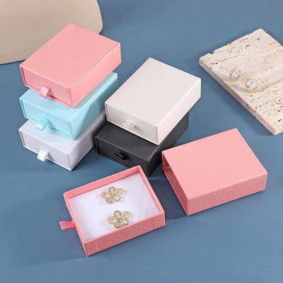 La caja de empaquetado de Ring Necklace Storage Art Paper de la moda del almacenamiento creativo de la joyería fijó el bolso decorativo del almacenamiento