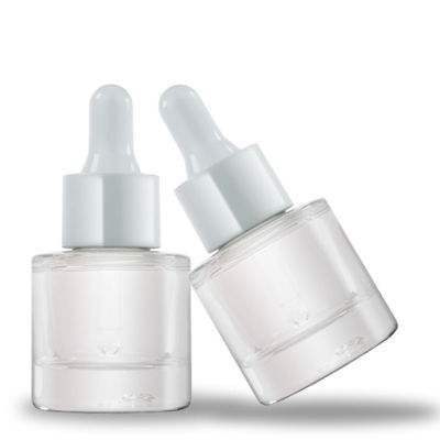 Punto ampollas de cristal transparentes schering de las botellas de 10 ml produciendo la botella del embalaje del bulto de la tinta de la botella